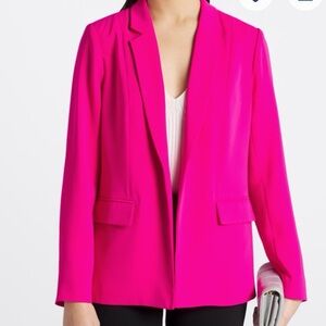 Skies are blue ultra pink boyfriend blazer / never worn with tags